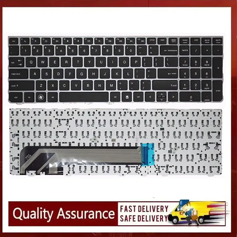 

New Laptop Keyboard For HP ProBook 4530S 4535S 4730S 4735S notebook US black