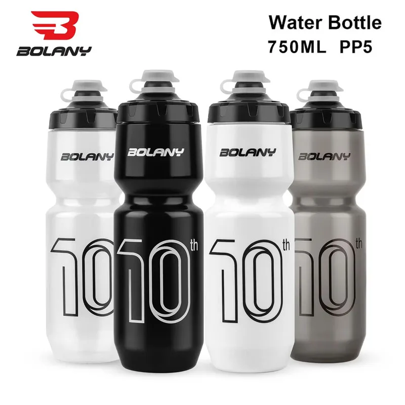 

BOLANY 750ML Sports Bottle Ultralight Transparent Plastic Kettle with lid Portable Bottle Squeeze Drinking Cycling Supplie