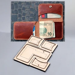 L folded cardholder wallet cutting dies knife mold cutter 10x7cm