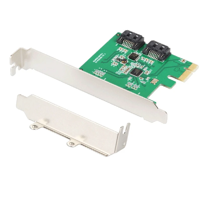 

2 Port SATA III PCI-E 2.0 X1 RAID Card Hard Disk SSD Expansion Card PCI-E SATA3.0 RAID0 RAID1 With Low Profile Bracket