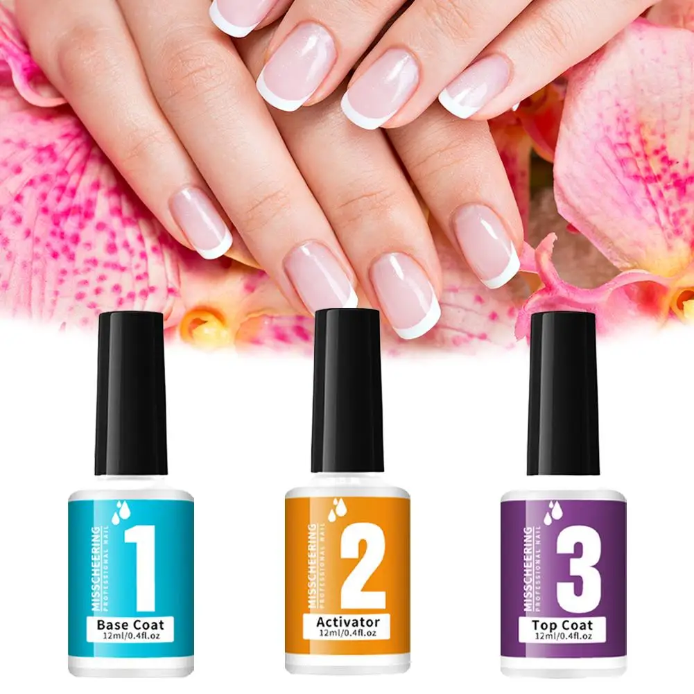 1 pz Immersione Nail Powder Base Top Attivatore Set Per Il Sistema di Immersione Liquido Nail Art Starter Manicure Gel Polish No Cure