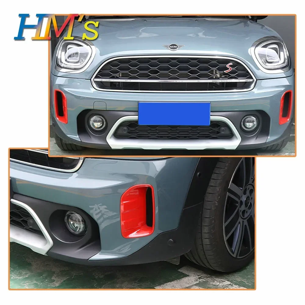 2022 For Mini F60 One S JCW Countryman Car Air Inlet Outlet Decal Cover Red New Exterior Accessories F60 Side Decoration Frame