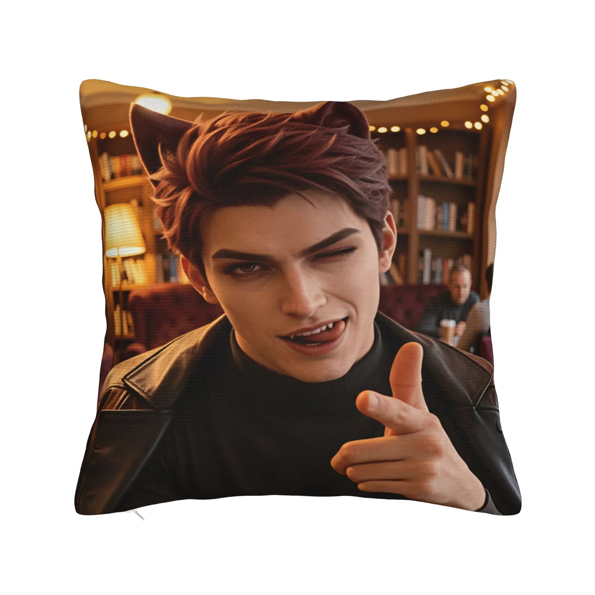 V-Valko L-Love and Deepspace Pillow Case  Novelty Pillow Cover Comfy Pillowcases For Sofa Home Decoration