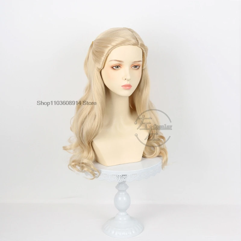 Glinda Cosplay Wig 2024 Movie Wicked Glinda Cosplay Wig Costume Adult Women Halloween Roleplay Wig + Wig Cap