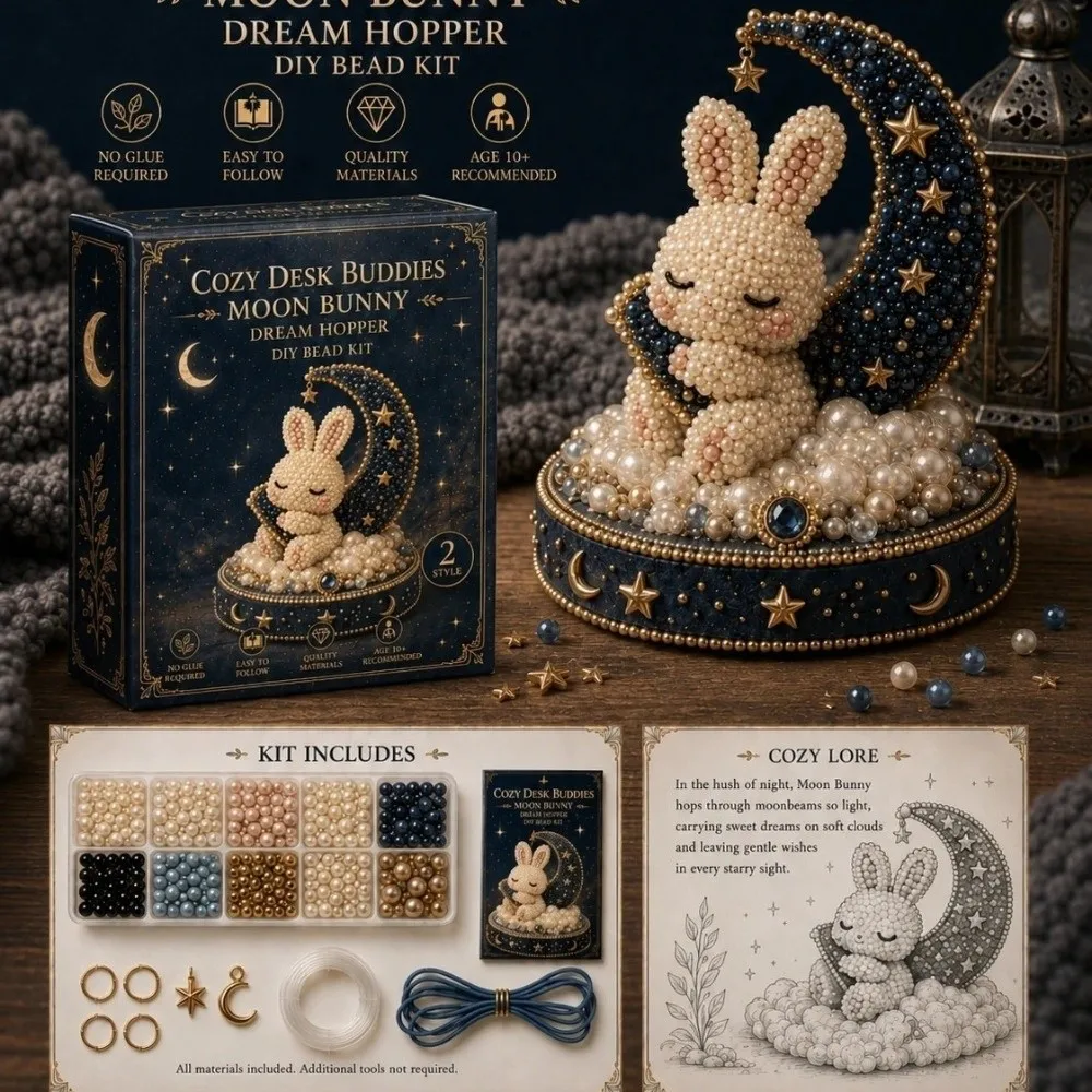 3D Design Animal Guardian Beading Kit Handmade Animal Shape DIY Beadwork Craft Kit Material Package with Colorful Beads