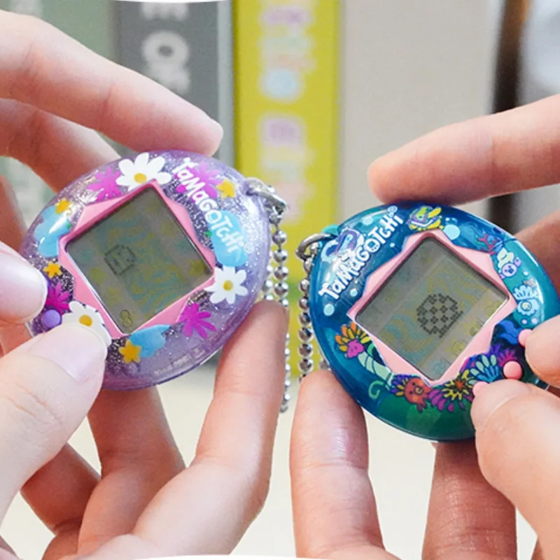 Original Bandai Tamagotchi Electronic Pet Machine Genzu Machine Reproduction Gen2 Childhood Memories Game Console Kids Gift