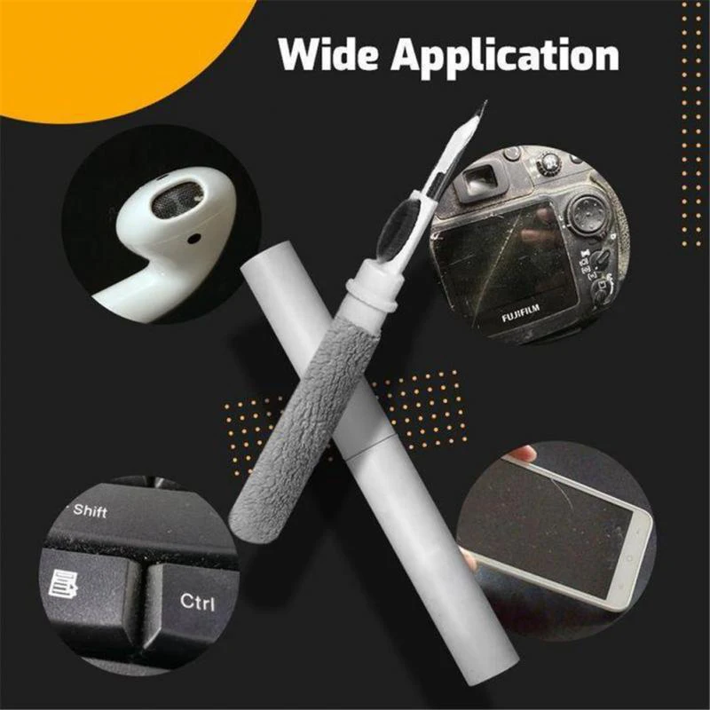 3IN1 휴대용 청소 펜 헤드폰 휴대 전화 태블릿 먼지 먼지 청소 도구 아이폰 Xiaomi 화웨이 삼성 이어폰 클리너 썸네일 4