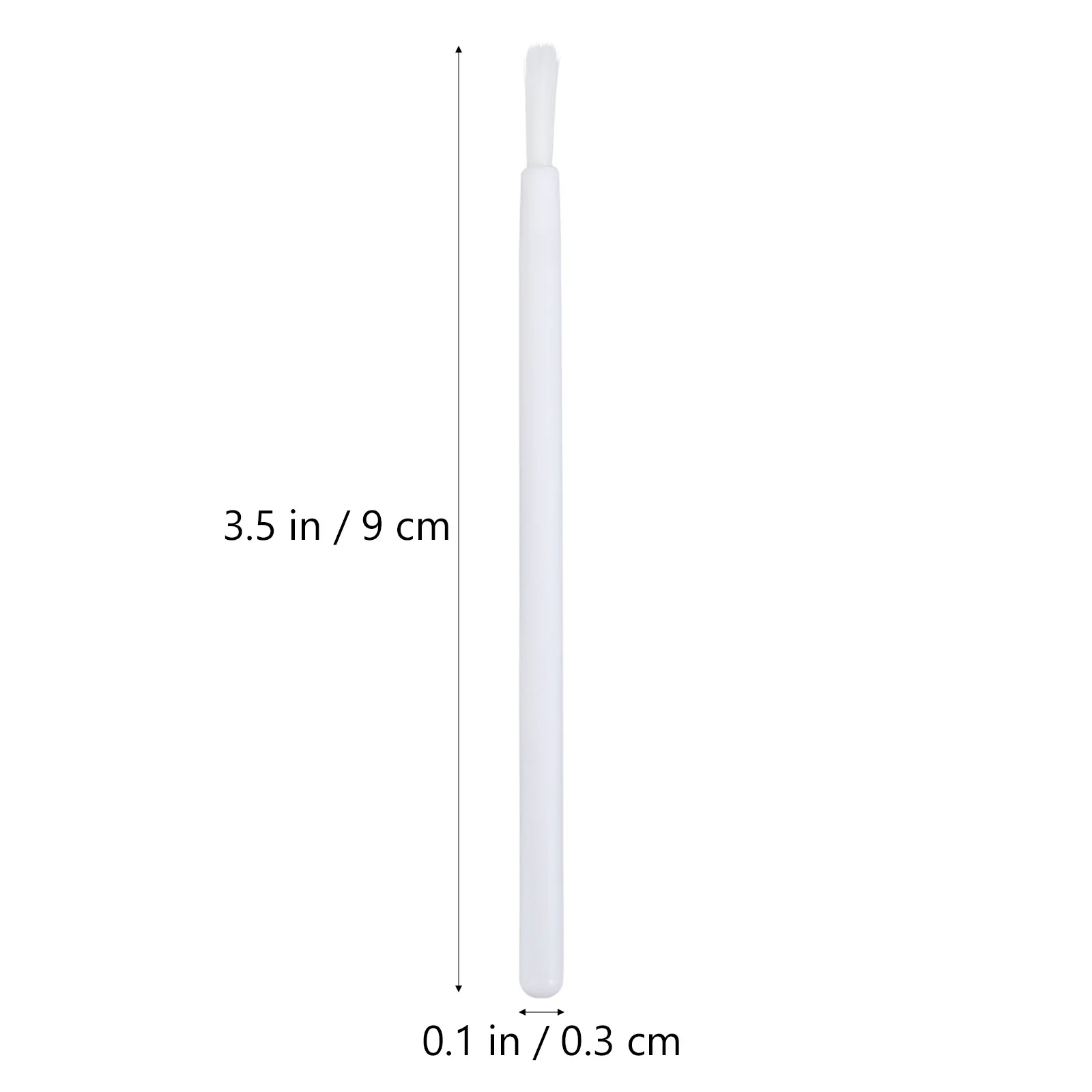 100 pezzi Pennello in nylon Pennello per labbra usa e getta per trucco Confezione da 100 Uso da viaggio Applicatore per lucidalabbra Strumento per trucco Applicatori per rossetto Trucco