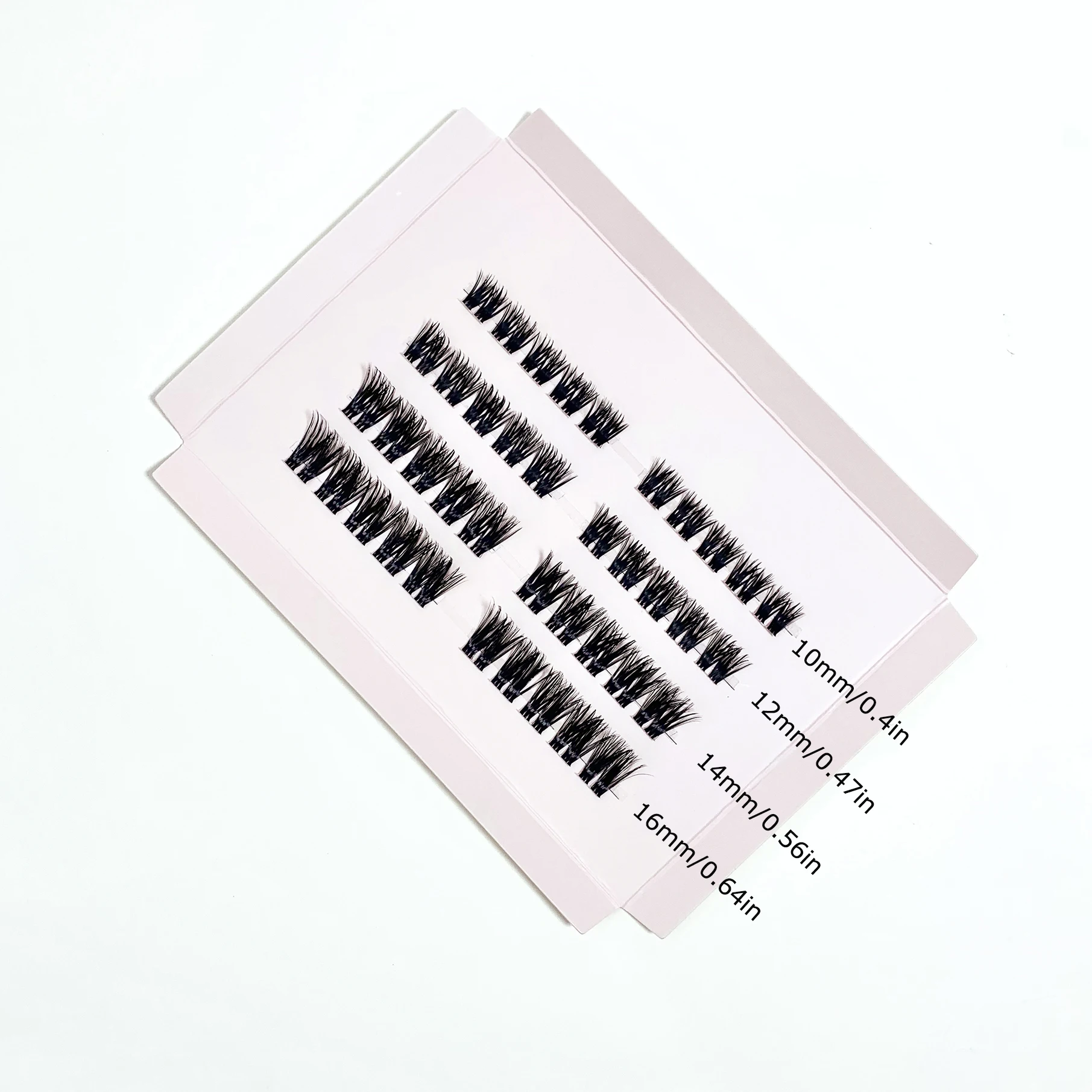 1 Box 40 pcs 10-16mm Mix D Curl Cluster Lashes Individual Lashes Lash Extensions Clusters Lashes Soft Natural False Eyelashes