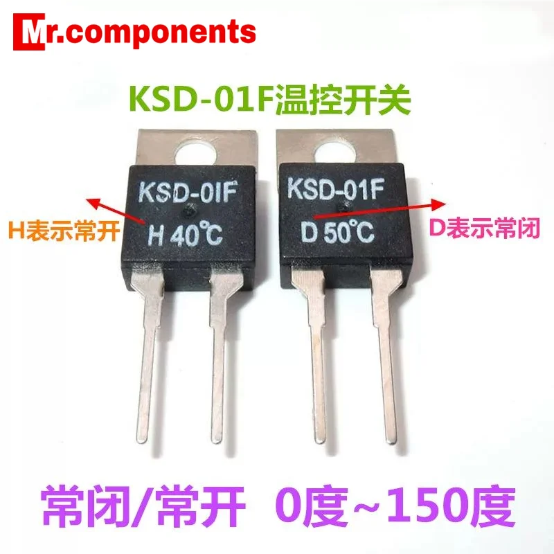 Temperature Controller Ksd-01f/juc-31f Temperature Control Switch Normally Open/closed Relay Sensor 0 5 10 15 20 30 40 50 60 70C