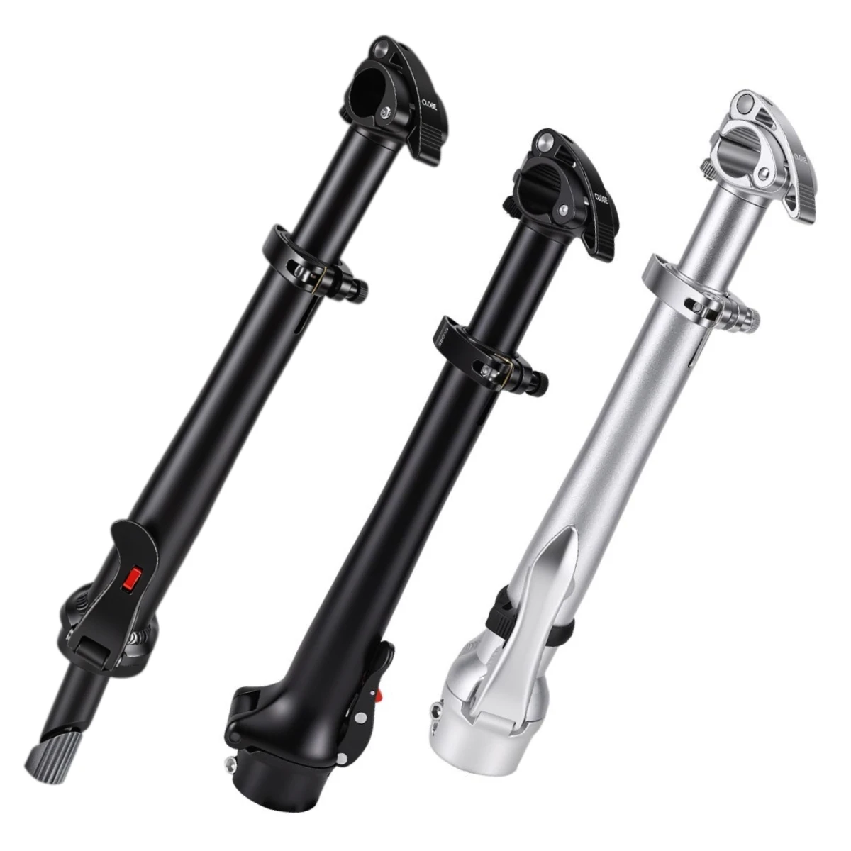 CNC Folding Bike Rise Stem, Height Adjustment Handlebar Stems For DAHON/LITEPRO/，Fit 25.4mm 28.6mm Fork, Right Folding