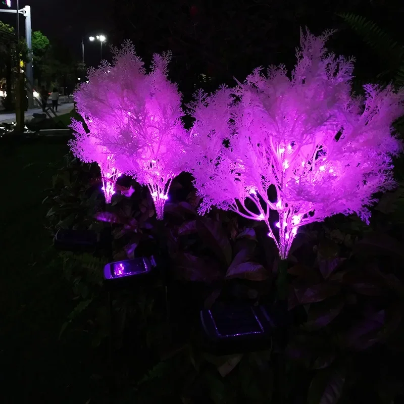 Waterproof Garden Lamp Light Solar LED Flower Rape Blossoms Beautiful Solar Light Gift Party Outdoor Decoration