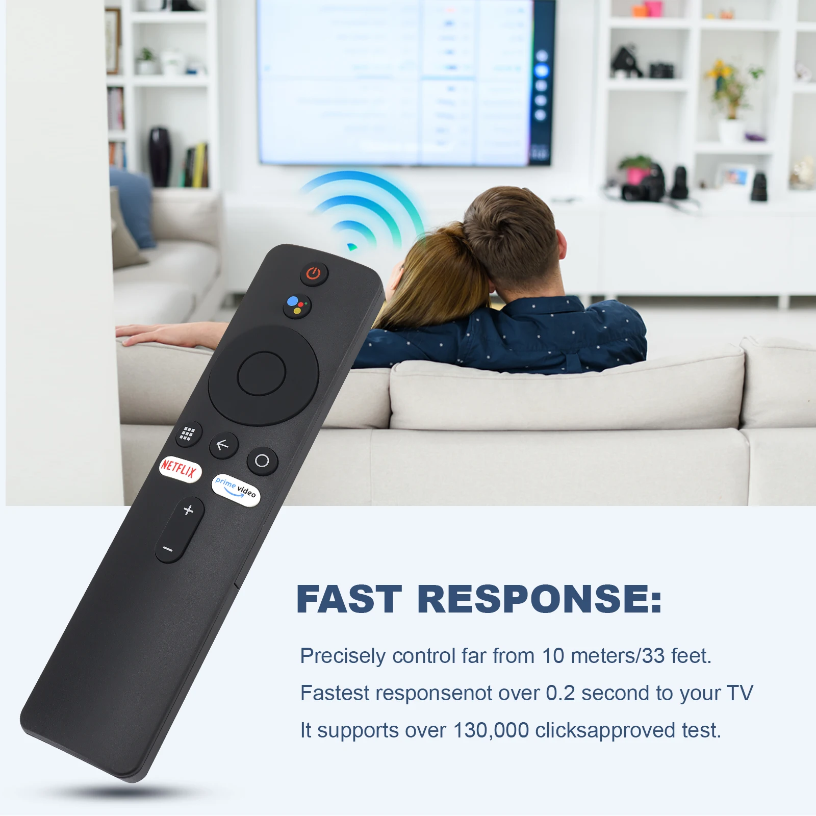 جهاز التحكم عن بعد الصوتي XMRM-006 متوافق مع وحدة التحكم البديلة Xiaomi MI TV Stick Box S/4S/4K MDZ-22-AB MDZ-24-AA