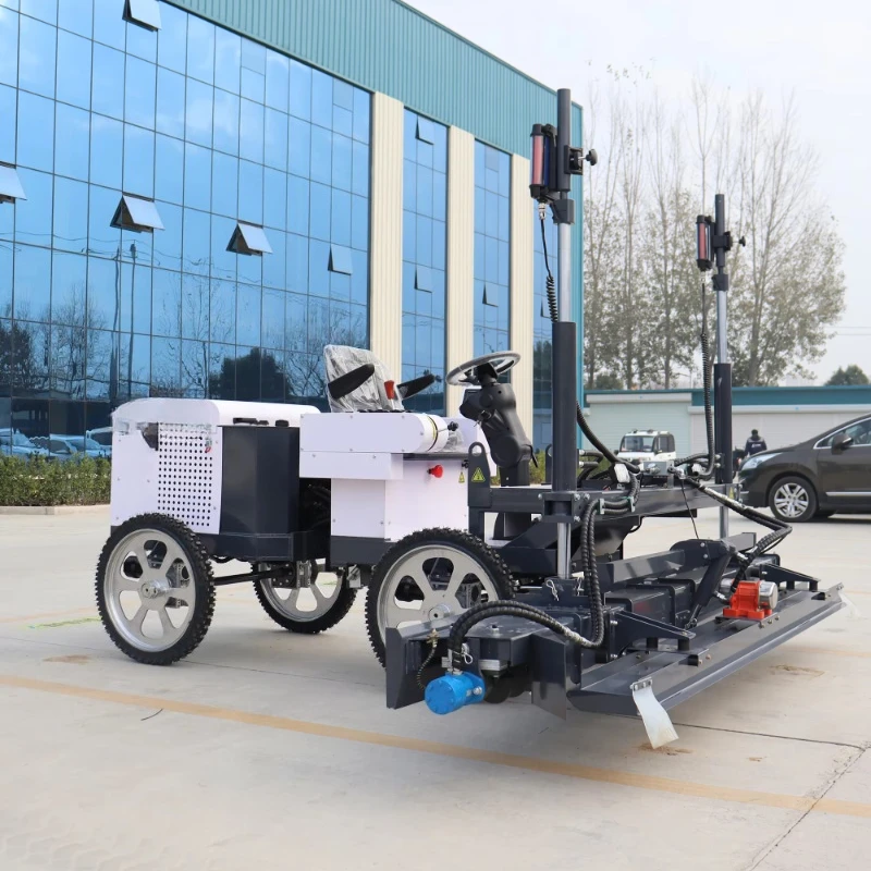 Concrete Laser Screed, Laser Leveling Machine, Ride on Hydraulic Automatic Vibrating Floor Screed for Warehouse Construction