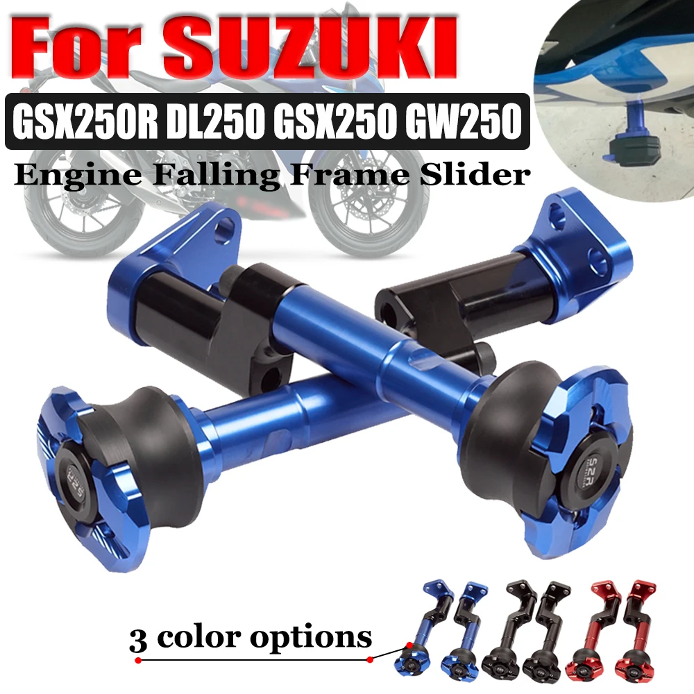 

For SUZUKI GSX250R GSX-250R DL250 GSX250 GW250 GW 250 Motorcycle Engine Falling Protection Frame Slider Anti Crash Pad Protector