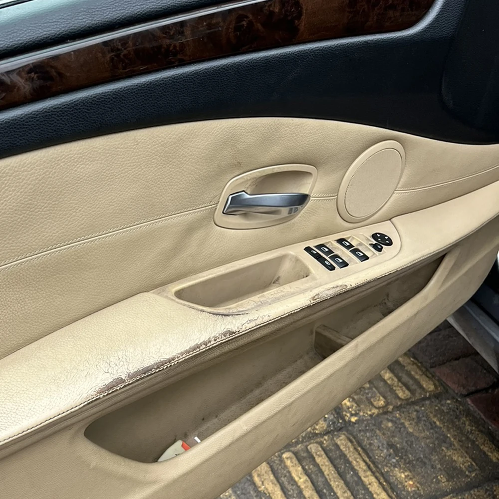LHD Auto Innen Türgriff Panel Trim Abdeckung Für BMW E60 E61 5 Serie 520 525 528 2008-2010 schwarz Beige 51416983705