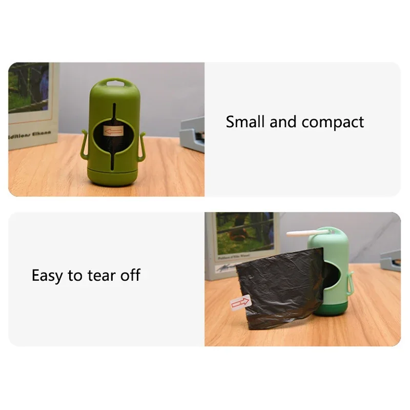 Pet Waste Bag Dispenser For Dog Poop Bags Bone Shape Plastic Pet Small Dog Outdoor Waste Poop Bag Dispenser Holder