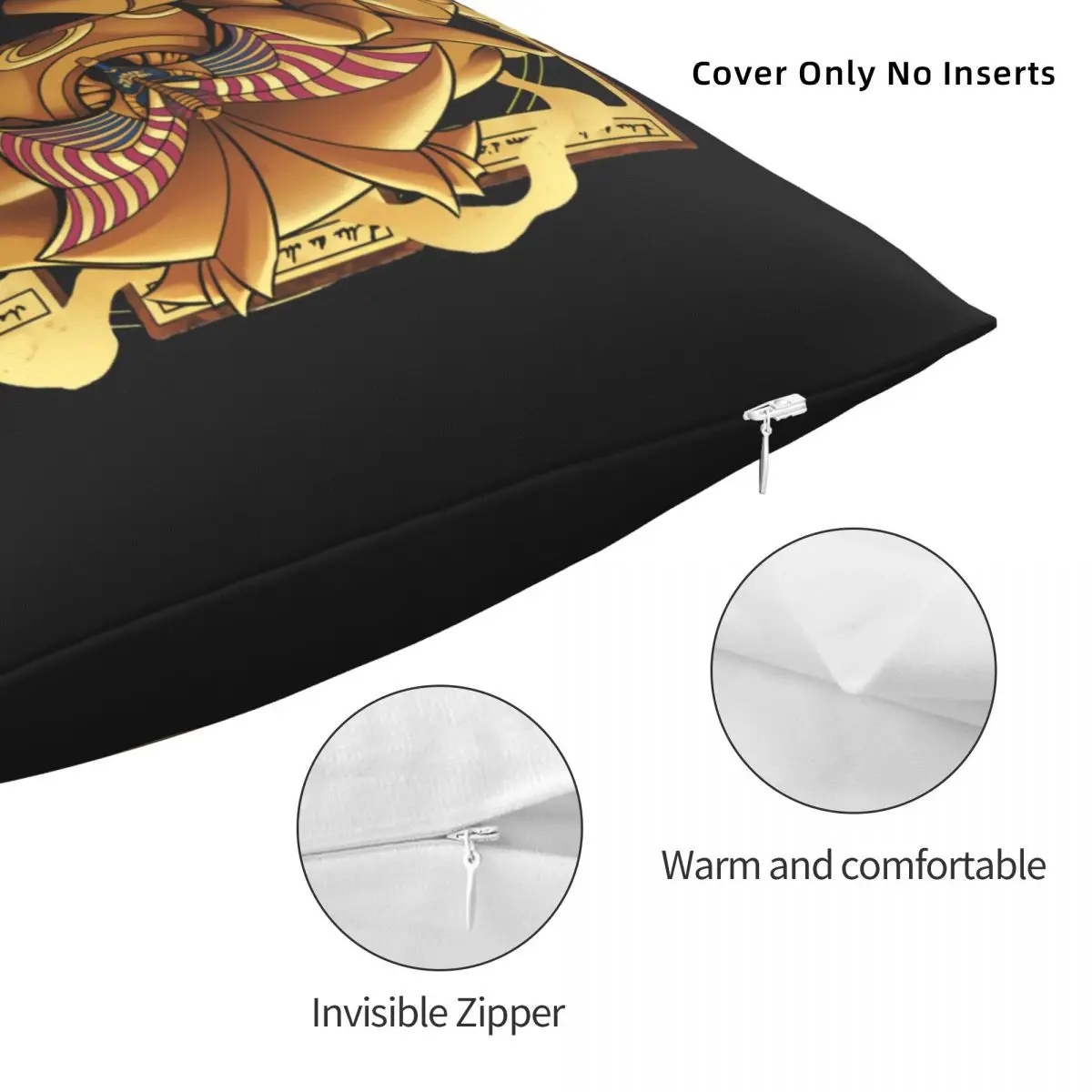 Funky Exodia The Forbidden One Yugioh Monster Yami Yugi Pharaoh Atem Throw Pillow Cover Pillowcase Washable