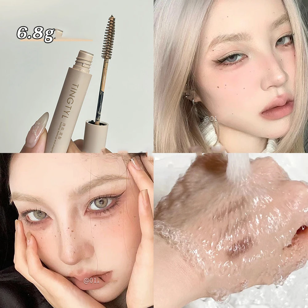 Natural Dyeing Eyebrow Cream Waterproof Berry Pink Brown Tint Eyebrow Mascara Eyes Makeup Long-lasting Brow Enhacer Gel Cosmetic