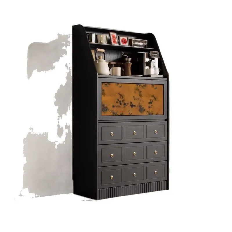 

fragrant cloud yarn bookcase solid wood drawer cabinet bookshelf porch cabinet display cabinet living room home storage