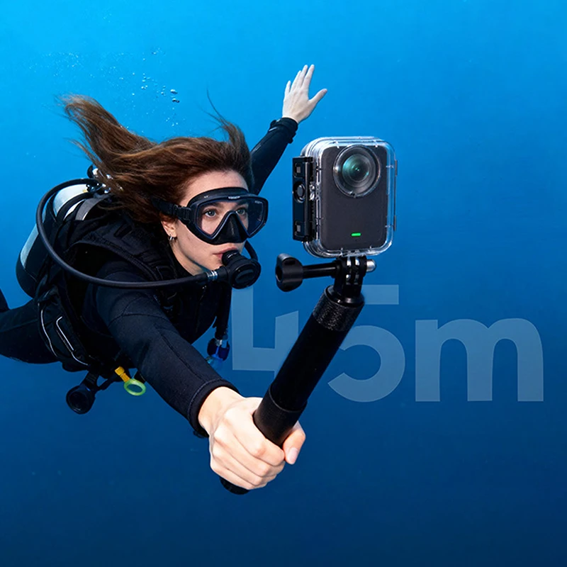 Stealth Diving Case For Action Cameras, Waterproof To A Depth Of 45 Meters/144 Feet, Underwater Diving Protective Case.