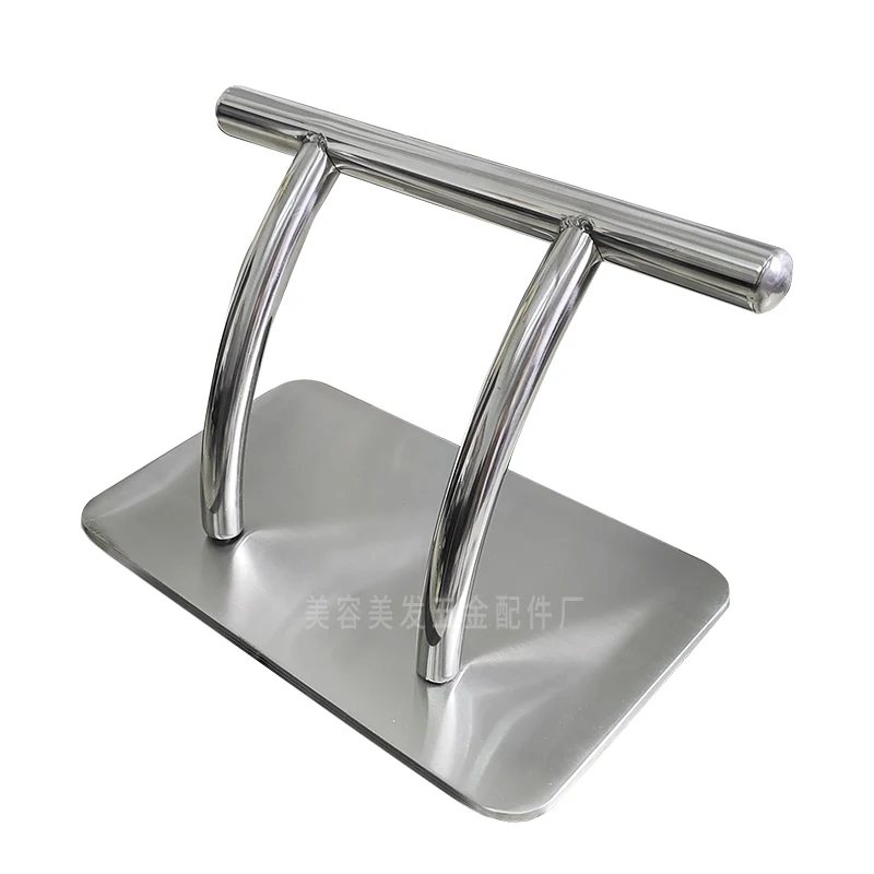 Hairdressing Shop Stainless Steel Nail Salon Chairs Pedal Hair Salon Hairdressing Chair Foot Pedal Removable Barber Accessories