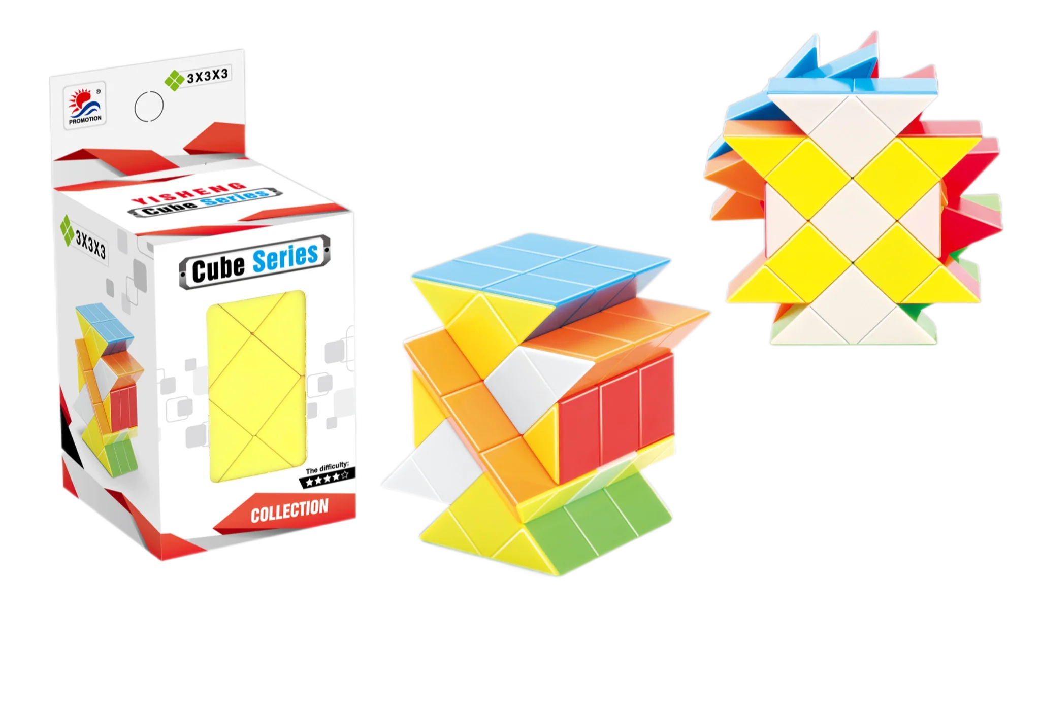 Yisheng Magische Kubus Puzzel Speelgoed 3x3x4 & 2x3x3 & 2x2x3 Goud Zilver Spiegel Cilinder As Windmolen Fisher Speed Cube Voor Kinderen Volwassenen