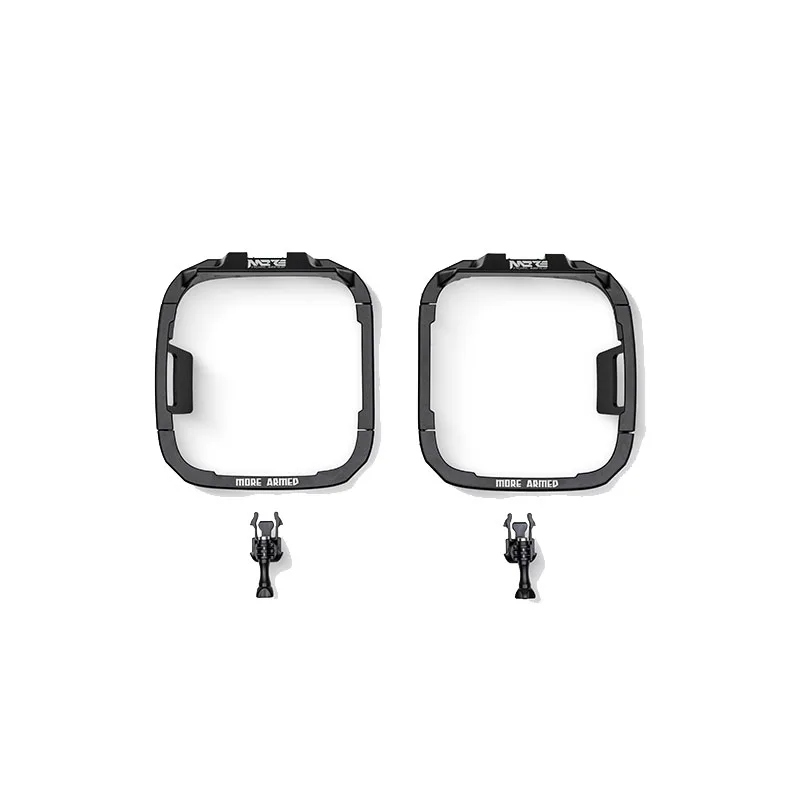 Off Road 4x4 Exterior Accessories Aluminum-Magnesium Alloy Multi-Functiona Rearview Mirror Rain Visor For GWM Tank 300 2021-2025
