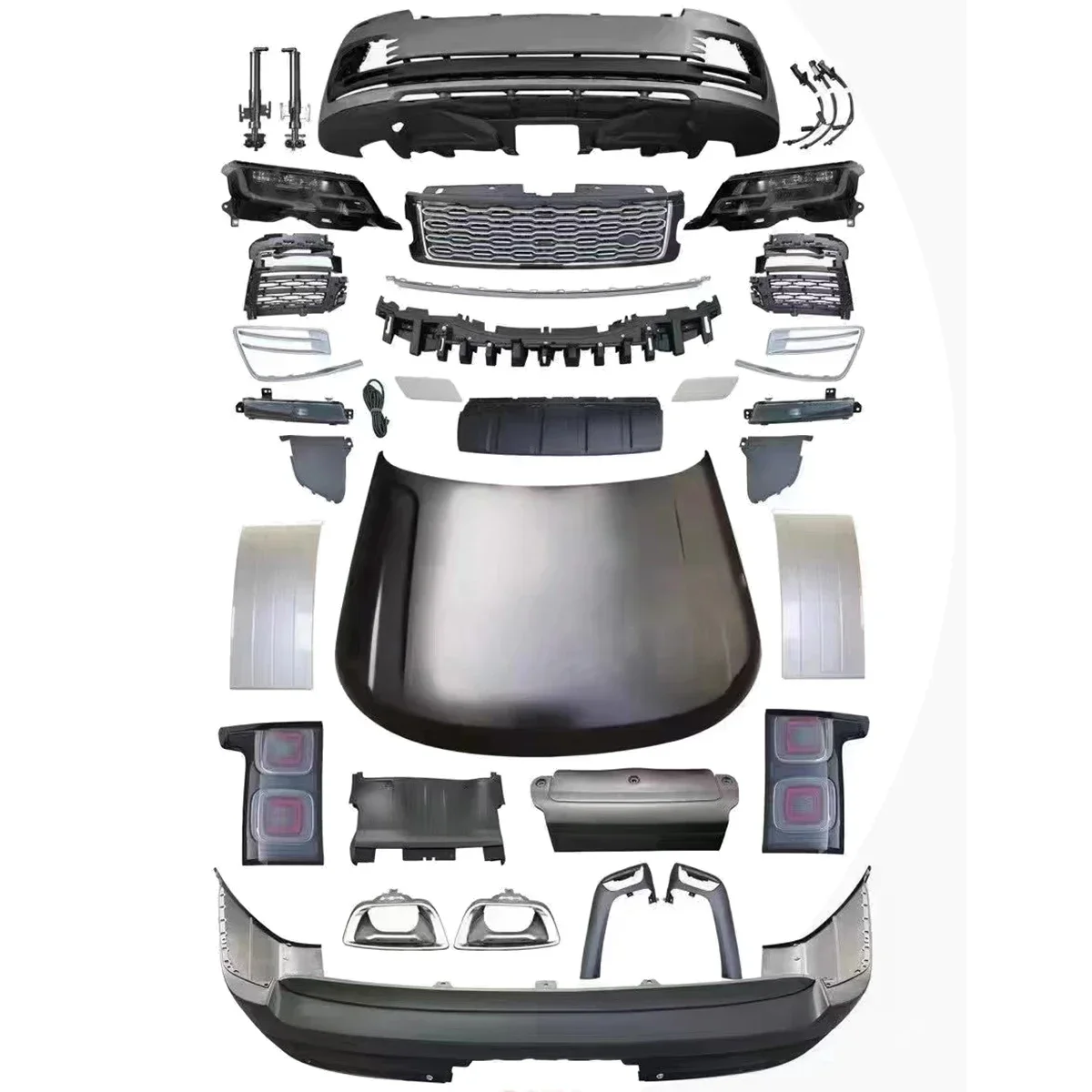 Kit carrozzeria paraurti auto modifica all'ingrosso per Range Rover Vogue L405 2013-2017 conversione in nuovo stile SVA