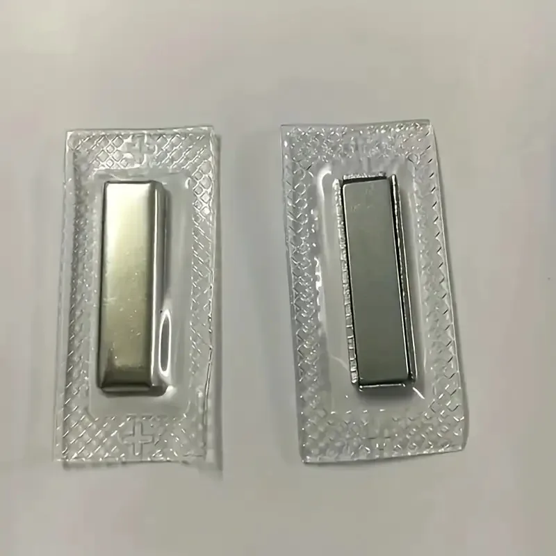 20pcs/10sets Strong Magnetic Buckles, Square Invisible Invisible Invisible Buckles, Clothing Box Bag Packaging Magnetic Buttons