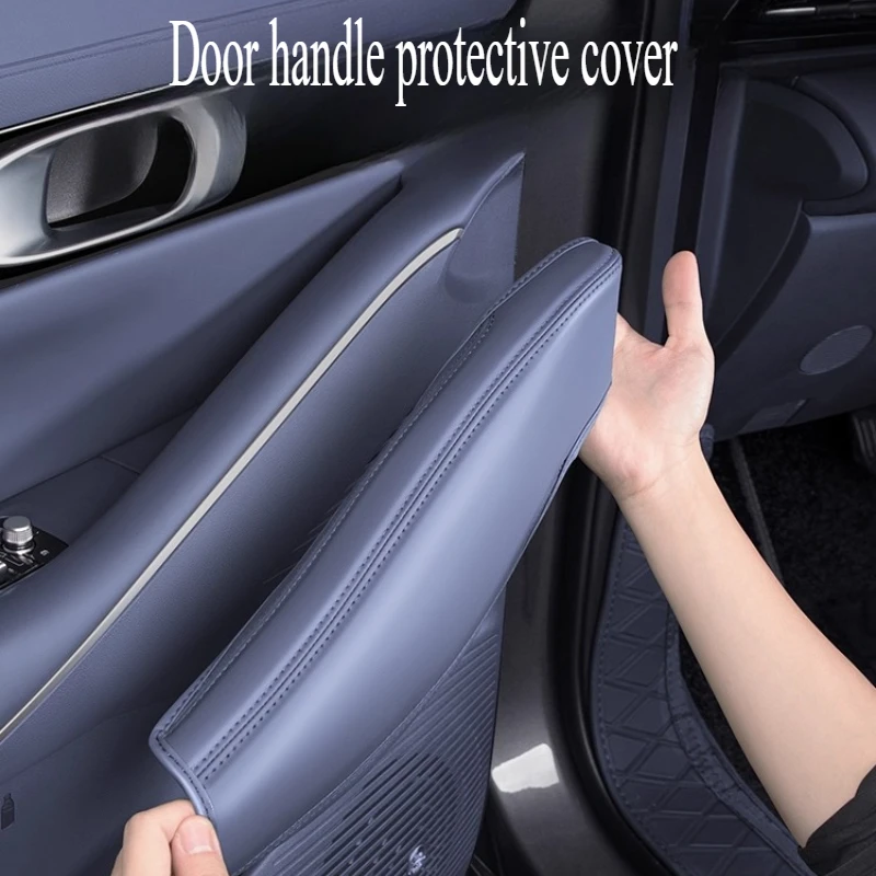 

Для Geely Galaxy E5 защитный чехол для дверной ручки, оригинальная цветная ручка автомобиля, защитная накладка, товары для интерьера