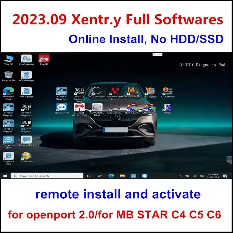 

Xentry 2023.09 NEW DAS Full Softwares D T.S,WIS, EPC,VE-DIAMO Online Install and Activate for MB STAR SD C4 C5 C6 Openport 2.0