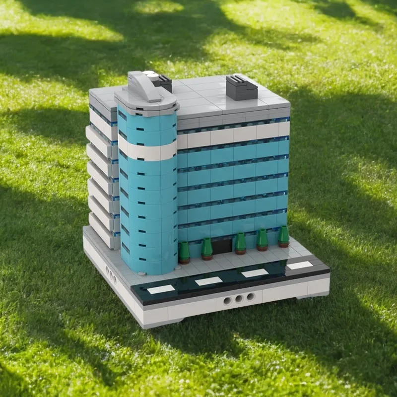 

535PCS Small Office Building #2 | for Modular City Building Bricks MOC Educational Assembly DIY Toys for Kids Holiday Gifts