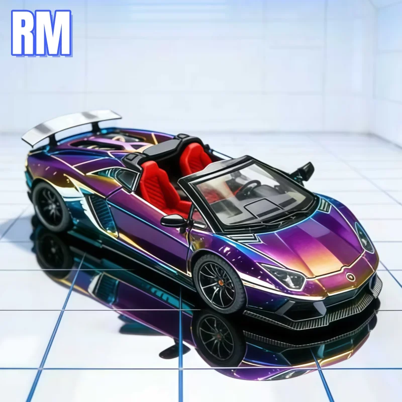 1-64-scale-lamborghini-lp720-4-convertible-lbwk-wide-body-modification-alloy-casting-miniature-realistic-car-figurine-model