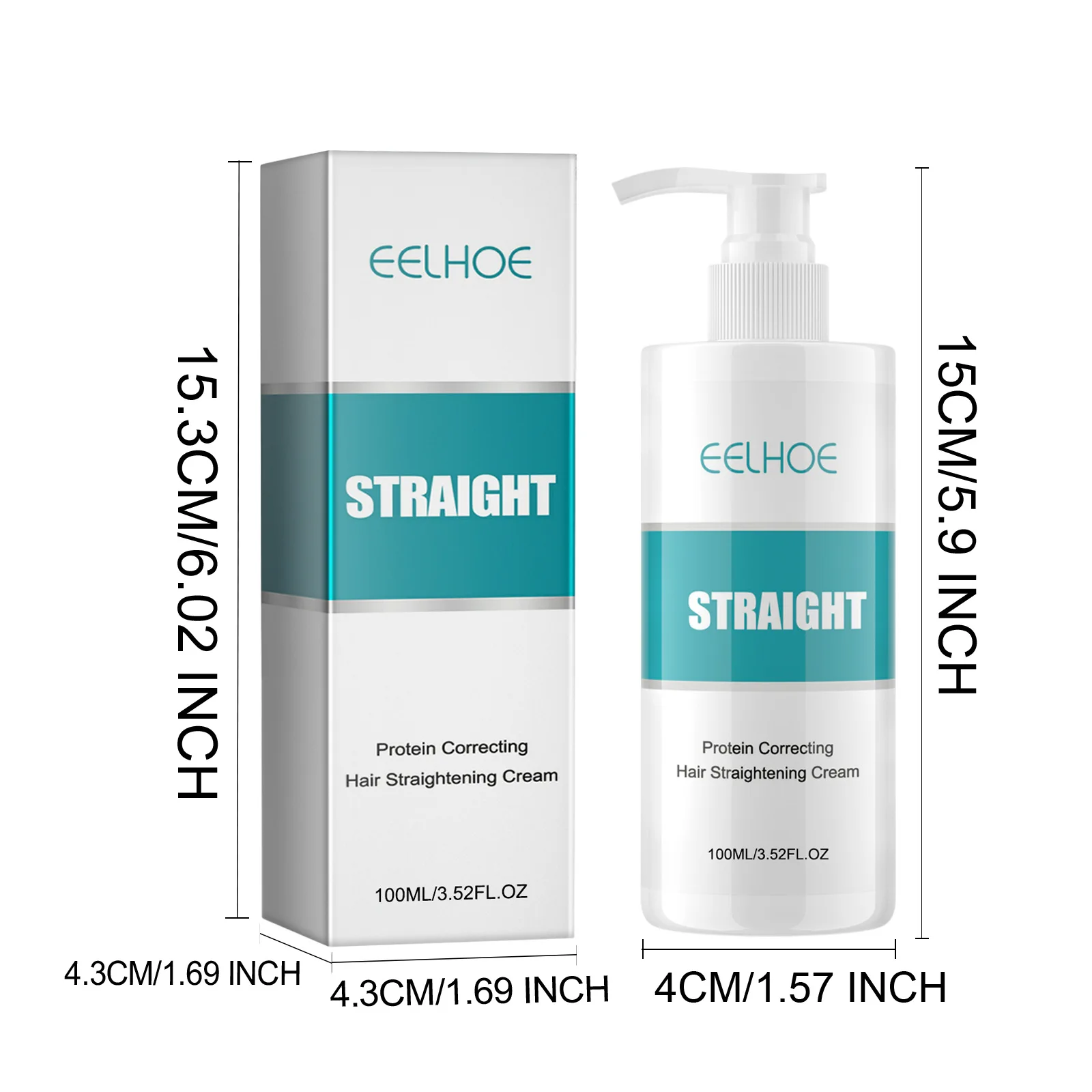 Protein Correction Straight Hair Cream Soothes Restlessness And Repairs Damaged Hair Without Straightening And Smoothing Hair