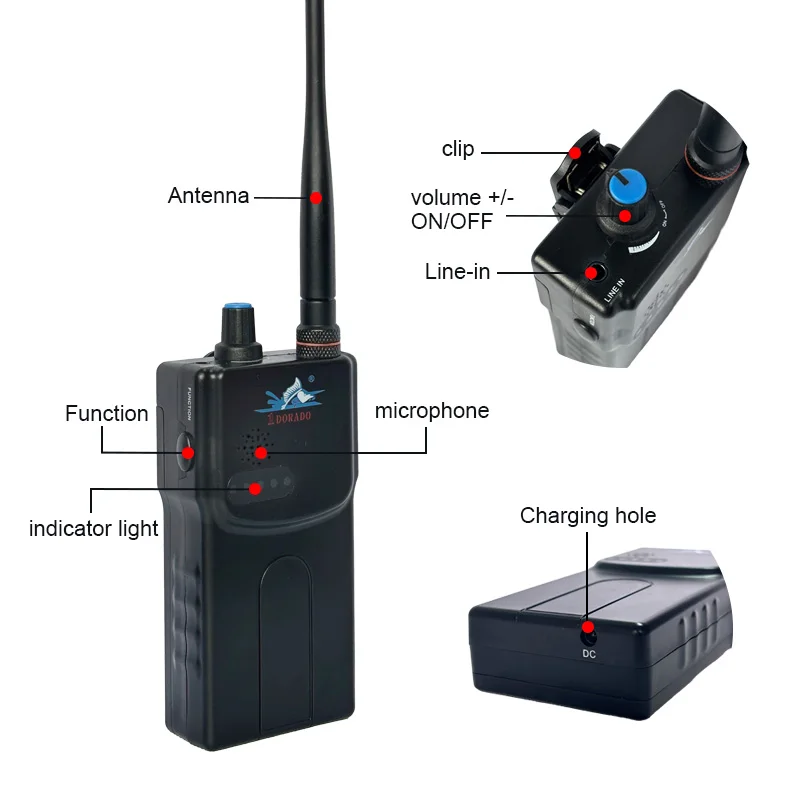 Swimtalk H900 FM الارسال المدرب اللاسلكي لاسلكي تخاطب في الوقت الحقيقي تحت الماء السباحة التدريب للاتصالات الرياضات المائية