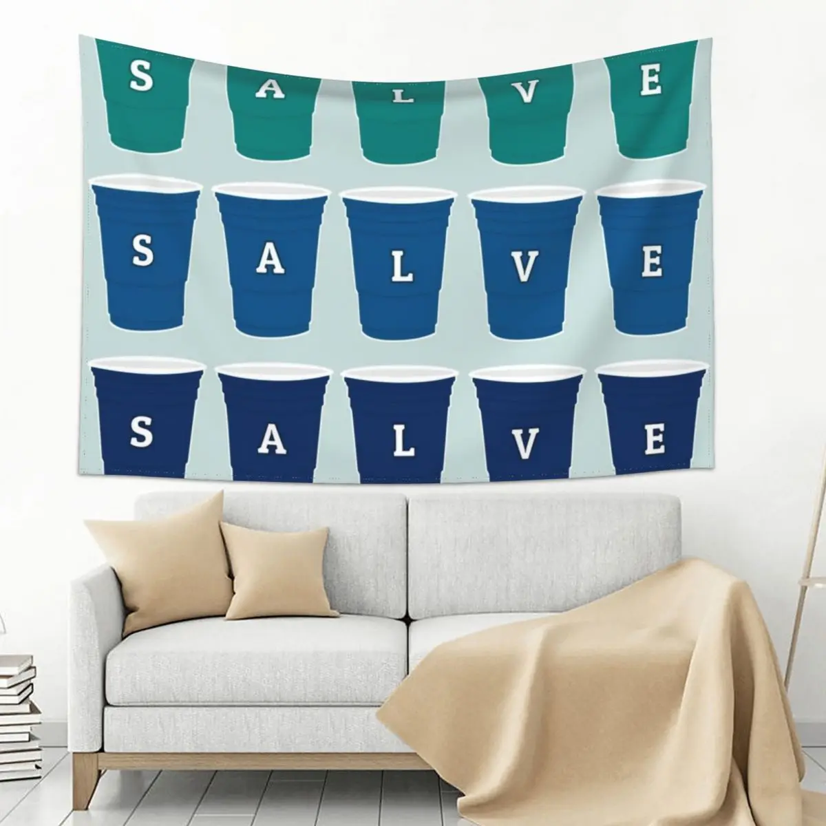 

Salve Regina Solo Cup Tapestry