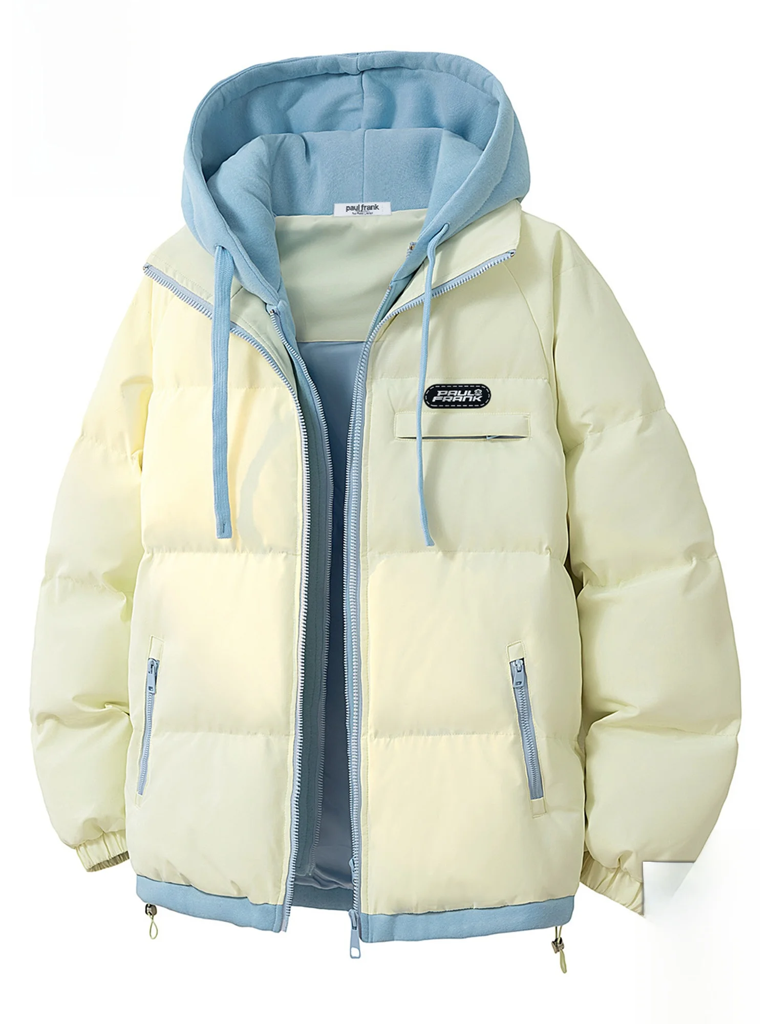 

Теплая хлопковая куртка PaulFrank для мужчин, повседневная зимняя верхняя одежда PaulFrank Monkey, универсальное утепленное пальто из полиэфирного волокна