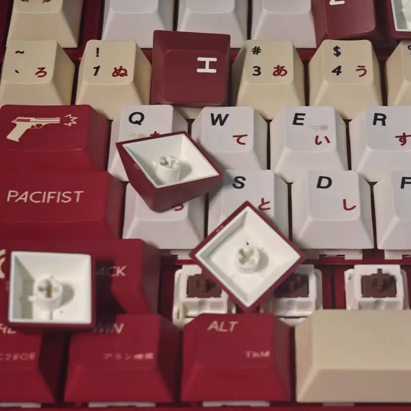 Lycoris Recoil Anime Theme Keycaps Nishikigi Chisato Inoue Takina Anime Character Theme cherry  Mechanical Keyboard Keycaps