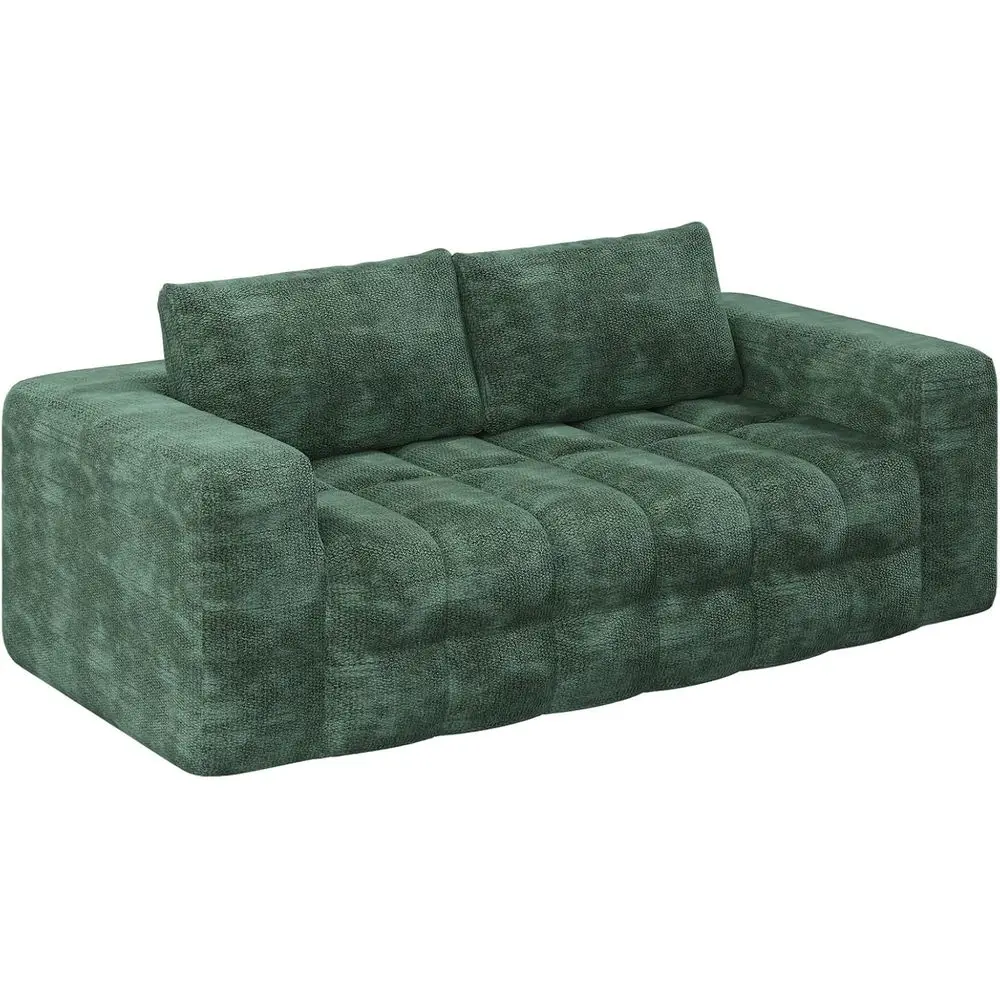 

76'' BonelCouch, 3 Seater Cloud or Living Room, Oversize Loveseat Soa with Wide Armrest and 2 Back Support, No Assembly Required