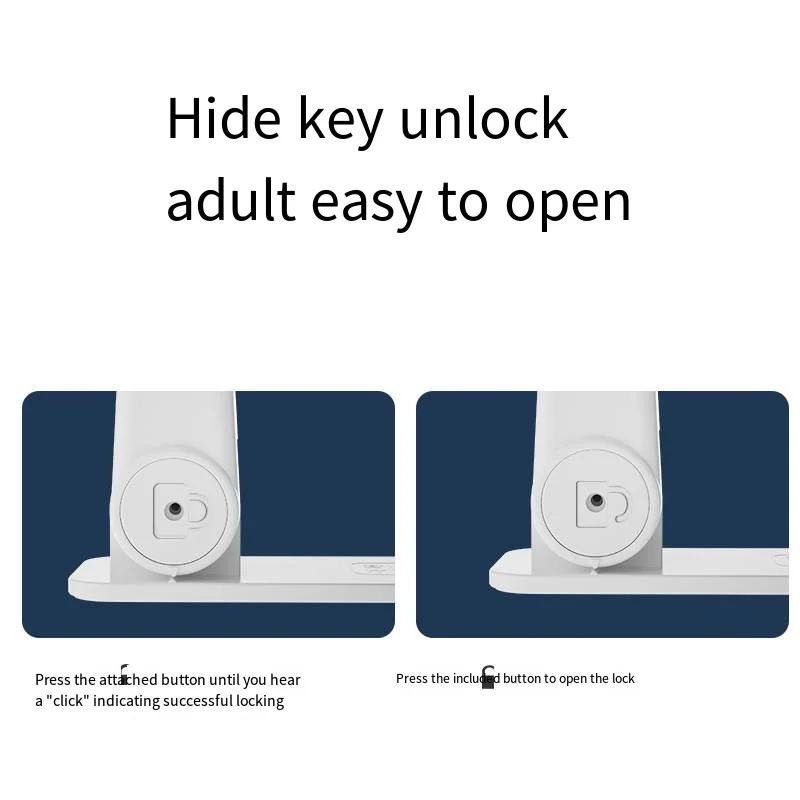 Child  Safety Locks Door Level Lock Door Handle Fixed Locks For Babies Anti-Door Opening Animal Kids Protection Oven door lock