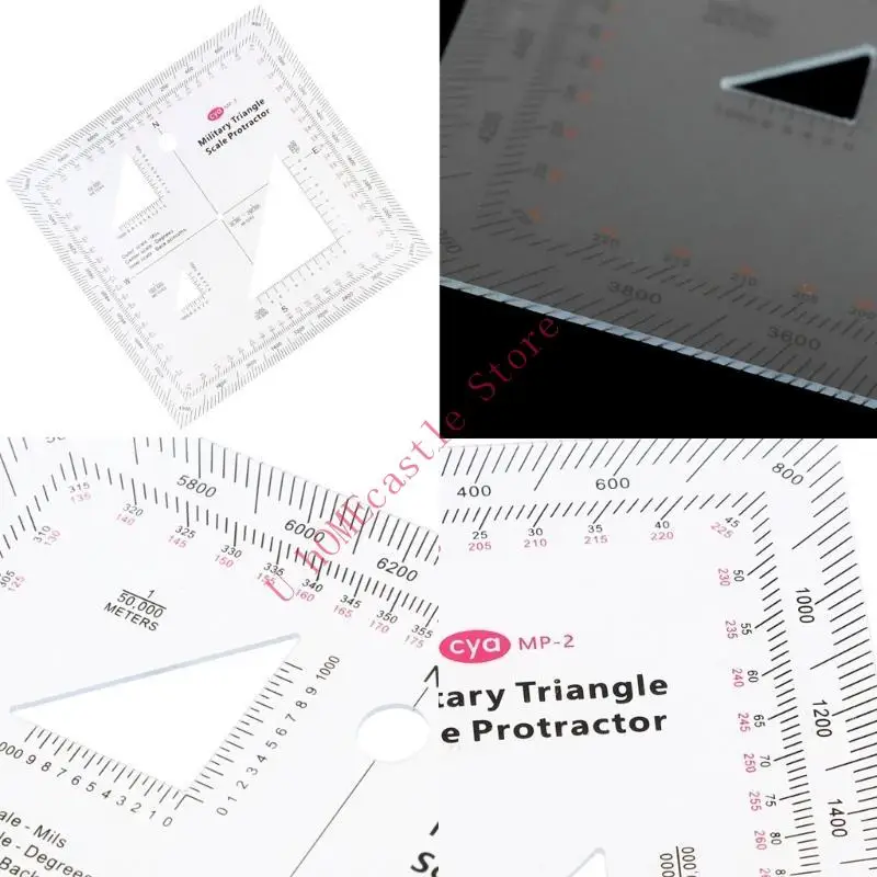 63HF Topographical Map Scale MGRS Coordinate Scale for Sea/Land Navigation Adventure