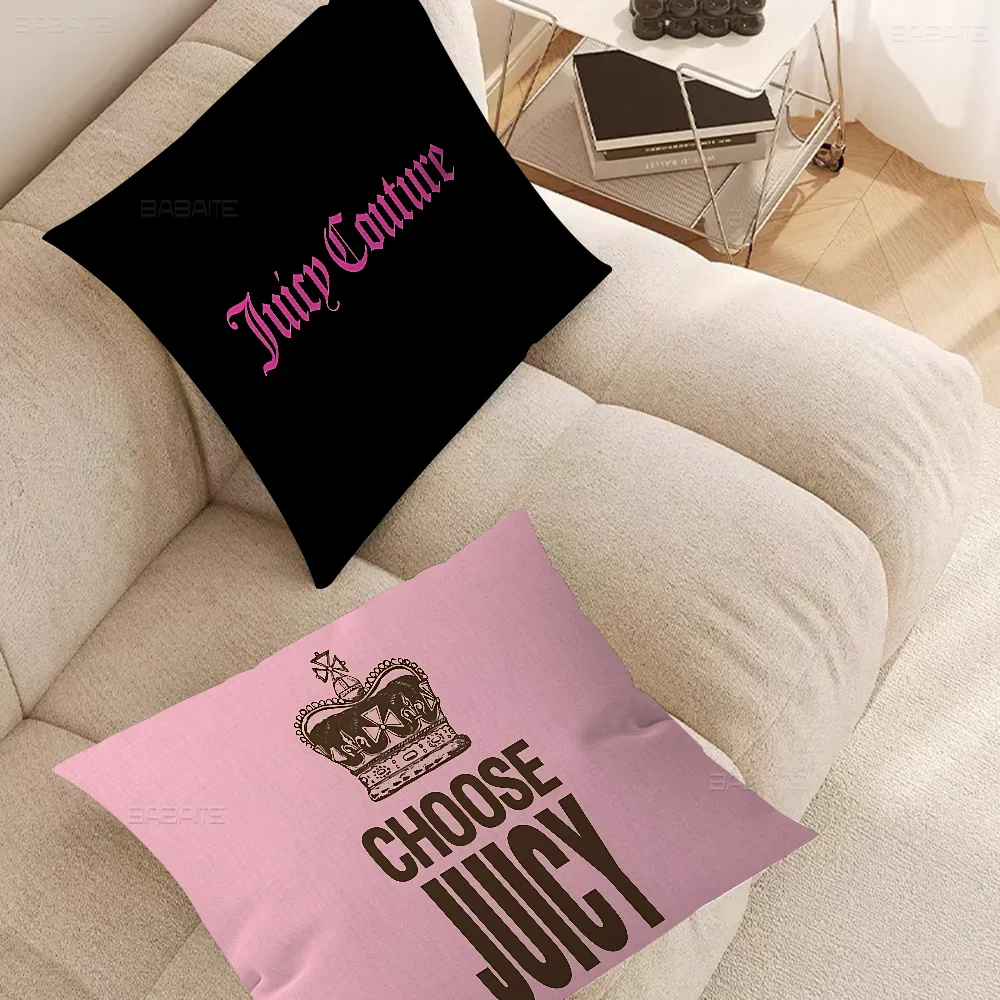 Juicy C-Couture Personalized Pillow Dust Cover Bedroom Kids Party Decoration Pillowcase Birthday Children Gift