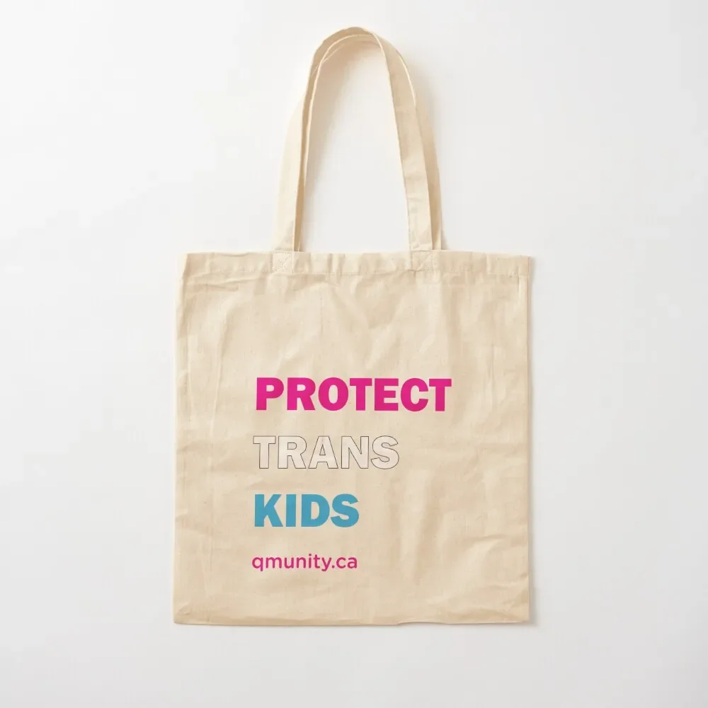 

Protect Trans Kids Tote Bag shopping trolley bag Women's bags tote bag university