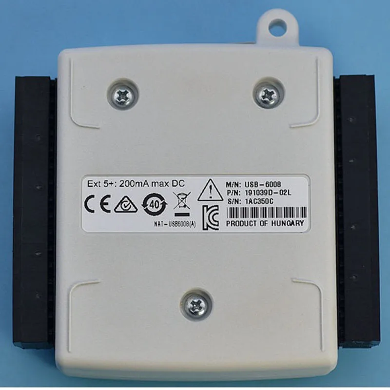 NI USB-6008 Data Acquisition Card Multifunction DAQ 779051-01 12-bit 10kS/s 8 analog inputs 2 analog outputs