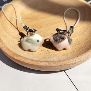 Gantungan Kunci Babi Mini Lucu Berkelompok Resin untuk Hadiah Teman Tas Liontin Hewan Peliharaan Babi Hutan Berbulu Halus Casing Earphone Lanyard Ponsel 8 babi gantungan kunci penjualan terbaik - №