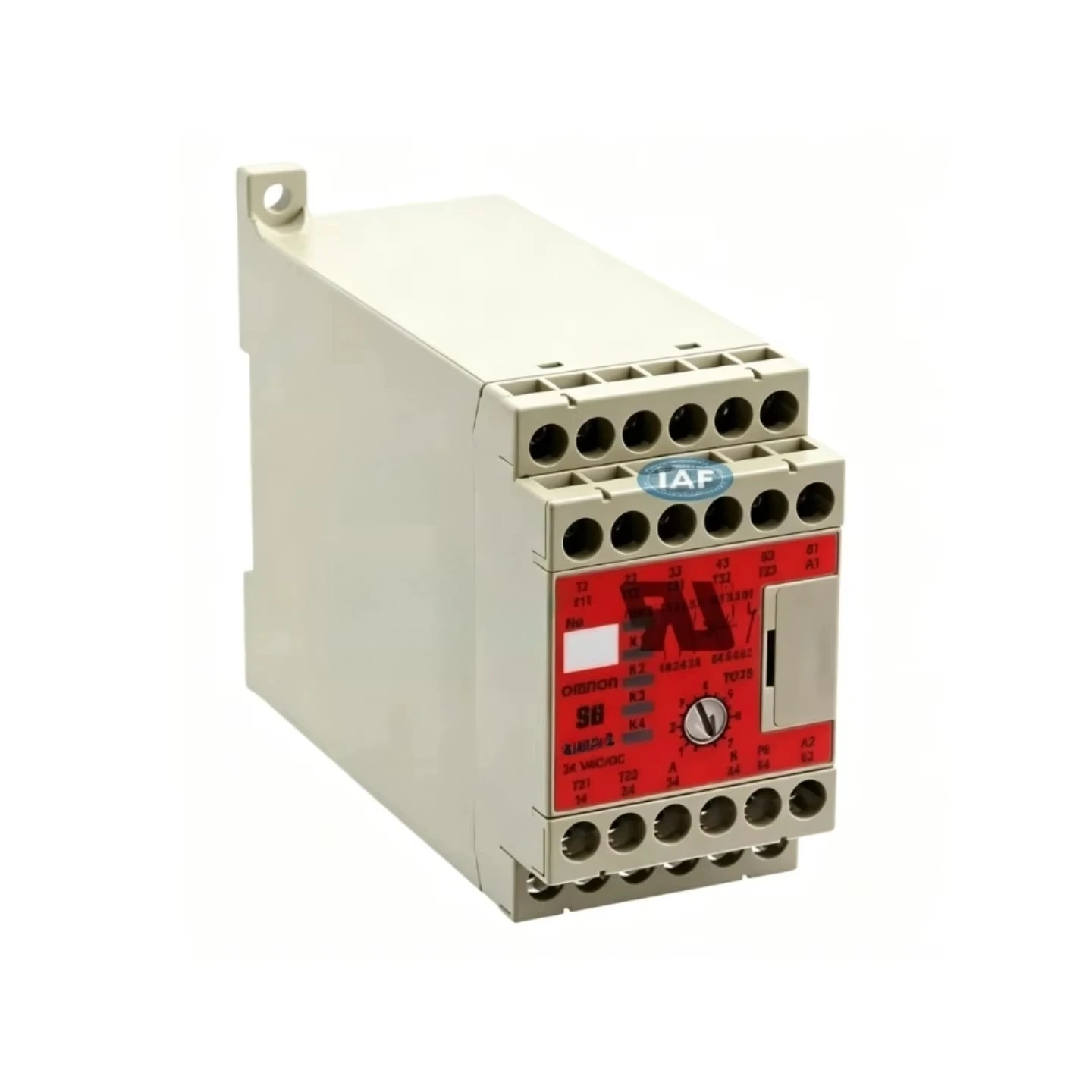 Original New Safety Relay 24VAC/DC Coil 3 Form a (3PST-NO) with 5A Contact DIN Rail Mounting G9SA-321-T075 AC/DC24