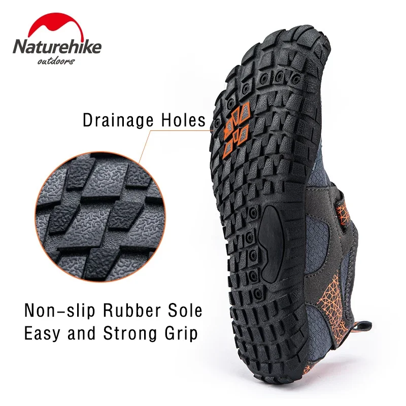 Natureifa-Chaussures de Pataugeoire à vaccage Rapide, Sandales Pliables, Ultralégères, Piscine, Natation, Aqua Portable, Semelle en Caoutchouc