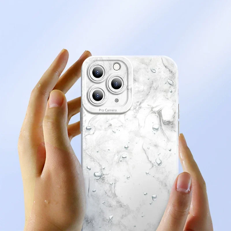Watercolor Oil Painting Phone Case For iPhone 14 13 12 Mini 15 16 Pro Max 16E 11 7 8 Plus X XS XR SE2 Soft Matte Silicone Cover image 4