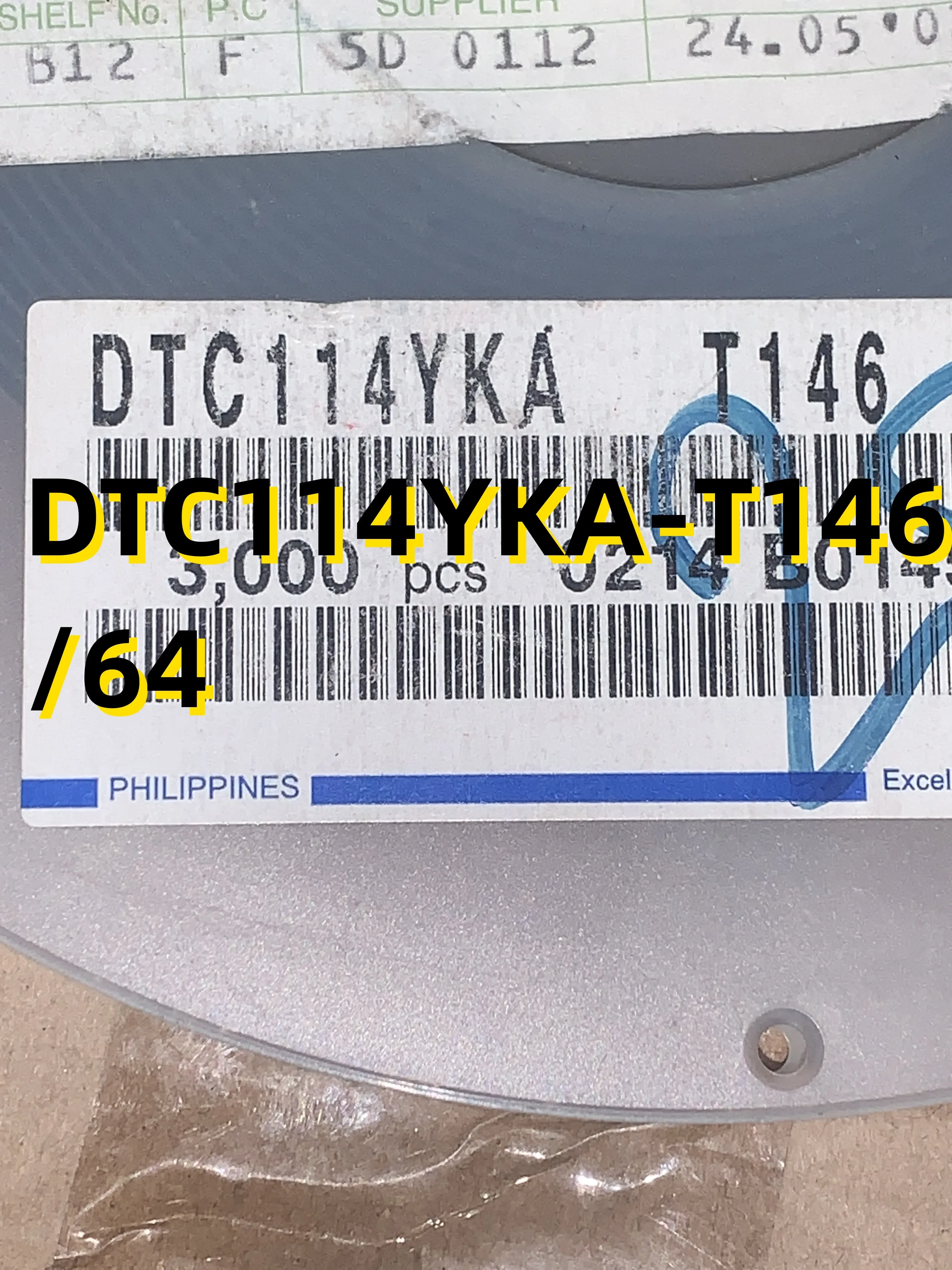 

Совершенно новый оригинальный комплект из 10 шт. DTC114YKA-T146 /64